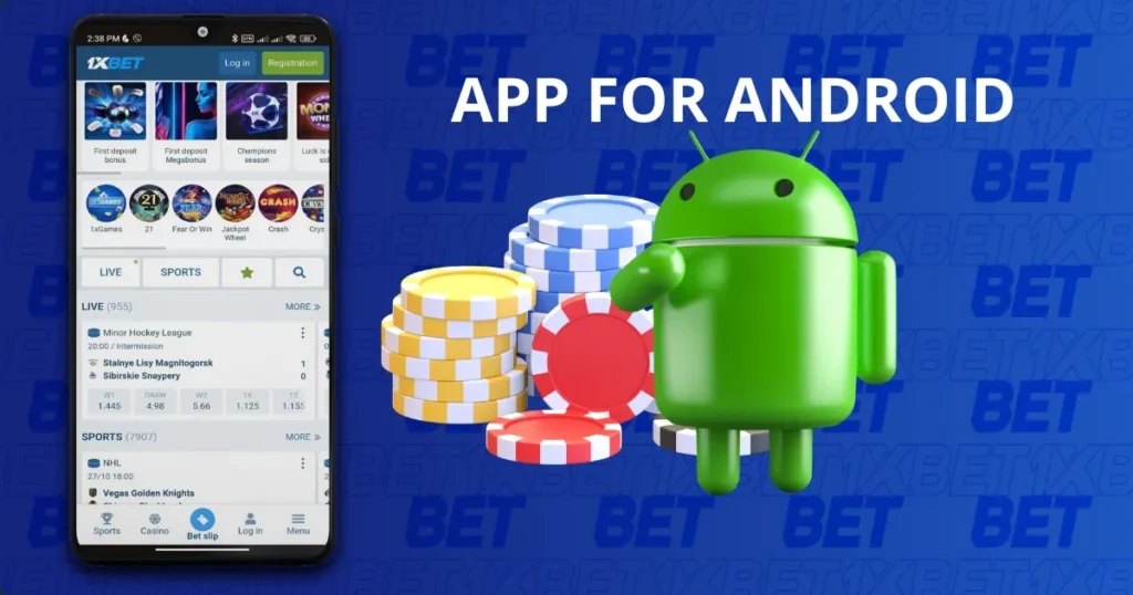 1xBet application for Android devices