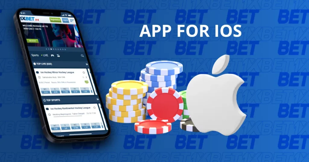 1xBet application for iOS devices